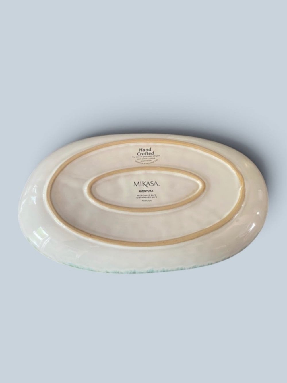 Mikasa Glazed Oval Serving Platter - Picture 2 of 3